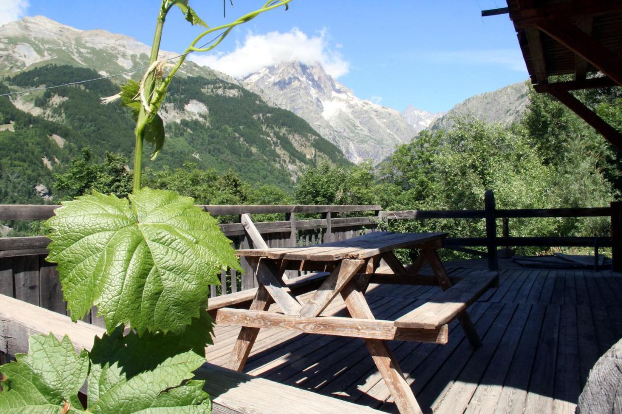La Paille Bed & Breakfast Pelvoux Exterior photo